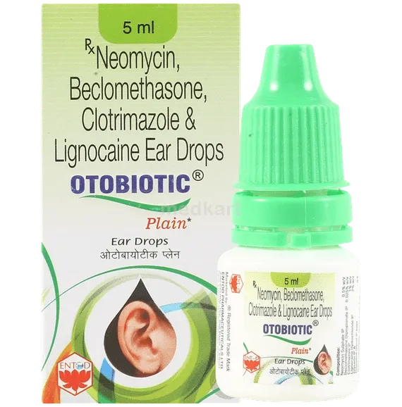 otobiotic plain ear drops 5 ml